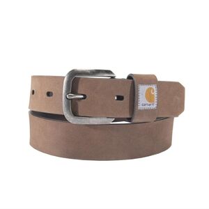 NWT Carhartt Womens Full Grain Leather Tan Brown Belt Size Large